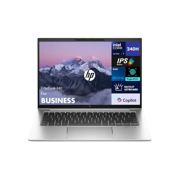 Laptop HP EliteBook 840 Intel Core Ultra 7 155U 64GB RAM 2TB SSD 14" Intel Graphics Windows 11 Pro - Pike Silver