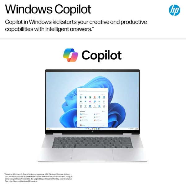 Laptop HP Envy 2-in-1 Intel Core Ultra 7 16GB RAM 1TB SSD 16" 2K Touch-Screen Glacier Intel Graphics - Image 8