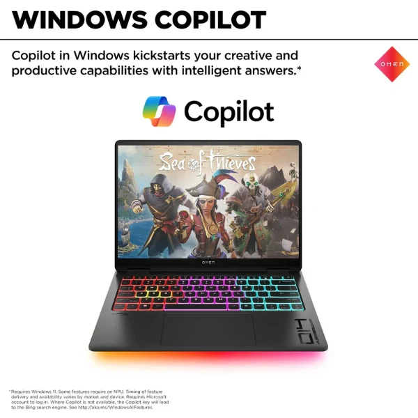 Laptop HP OMEN Transcend Intel Core Ultra 7-155H 16GB RAM 1TB SSD 14" 120Hz 3K OLED Shadow NVIDIA GeForce RTX 4060 - Image 10