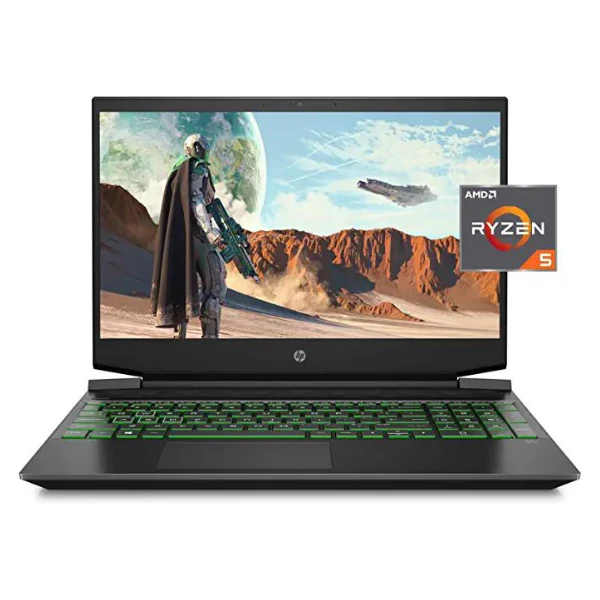 Laptop HP PAVILION 15.6'' AMD Ryzen 5 5600H 3.3GHz Memoria 8GB Disco 512GB SSD GeForce GTX 1650 4GB GDDR5 Negra