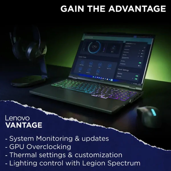 Laptop Lenovo Legion Pro 5i Intel 14th Gen Core i9 32GB 2TB SSD 16" WQXGA 83DF00A8US NVIDIA GeForce RTX 4070 - Image 14