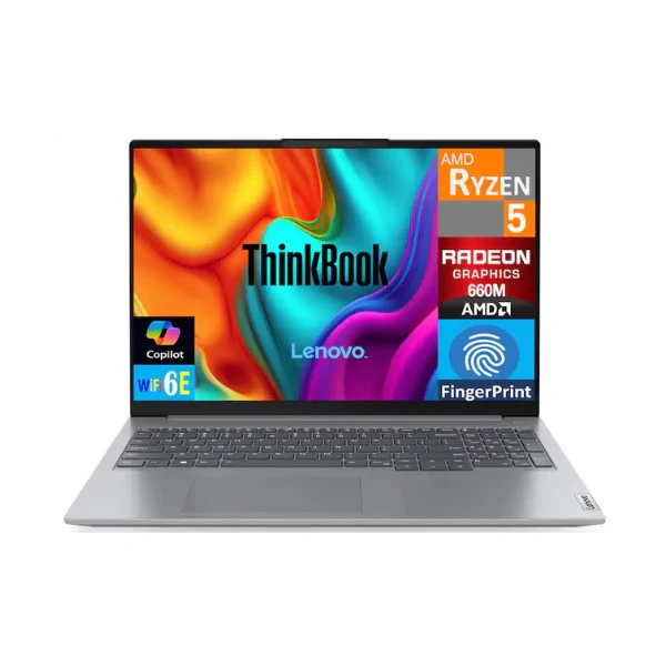 Laptop Lenovo ThinkBook 16 AMD Ryzen 5 7533HS 64GB RAM 4TB SSD 16" AMD Radeon Win 11 Pro - Arctic Grey