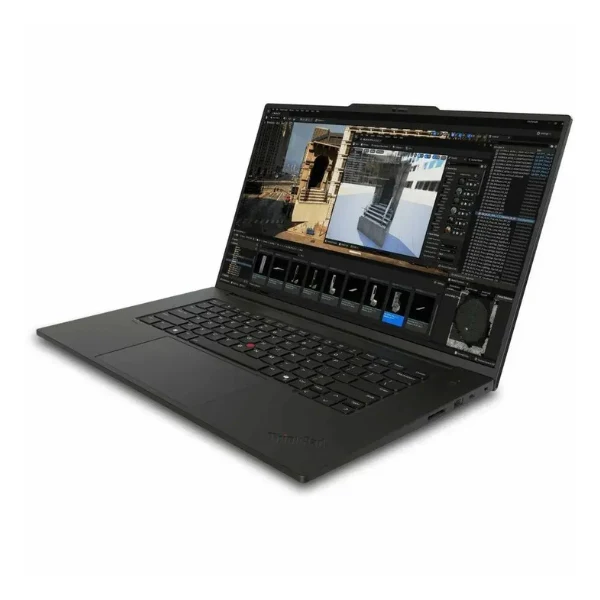 Laptop Lenovo ThinkPad P1 Gen 7 21KV000VUS Touchscreen Intel Core Ultra 9 185H 64GB RAM 2TB SSD 16" NVIDIA GeForce RTX 4070 Win 11 Pro - Black - Image 5
