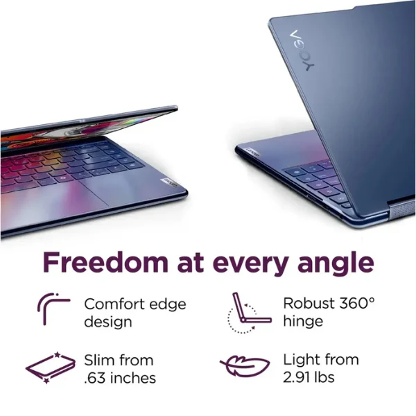 Laptop Lenovo Yoga 9i 2-in-1 Intel Core Ultra 7 155H 32GB RAM 1TB SSD 14" 4K OLED Touch-Screen Cosmic Intel Arc - Image 7