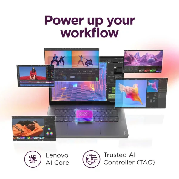 Laptop Lenovo - Yoga Slim 7i Aura Edition Intel Core Ultra 7 32GB RAM 1TB SSD 15.3” 3K Touch-Screen Luna Intel Arc - Image 15