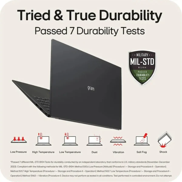 Laptop LG gram Intel Core Ultra 7 32GB RAM 1TB SSD 15" Intel Arc - Image 25