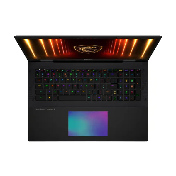 Laptop MSI TITAN 18 HX AI Intel Core Ultra 9-285HX (2.1GHz) 64GB RAM 4TB SSD 18" NVIDIA GeForce RTX 5080 Win 11 Pro - Core Black - Image 2