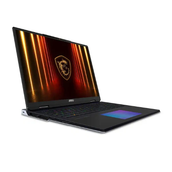 Laptop MSI TITAN 18 HX AI Intel Core Ultra 9-285HX (2.1GHz) 64GB RAM 4TB SSD 18" NVIDIA GeForce RTX 5080 Win 11 Pro - Core Black - Image 3