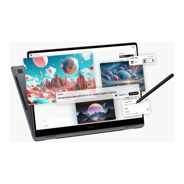 Laptop Samsung Galaxy Book4 Pro 360 2-in-1 Intel Core Ultra 7 16GB RAM 1TB SSD 16" AMOLED Touch-Screen Moonstone Intel Arc - Image 2