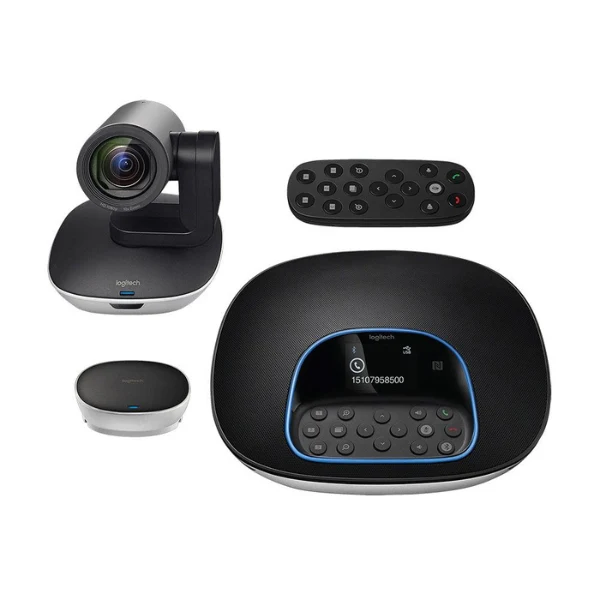 Sistema de Videoconferencia Logitech GROUP FHD 1080p, Micrófonos Omnidireccionales, Altavoz Integrado, USB 2.0, Control Remoto, Color Negro - Image 5