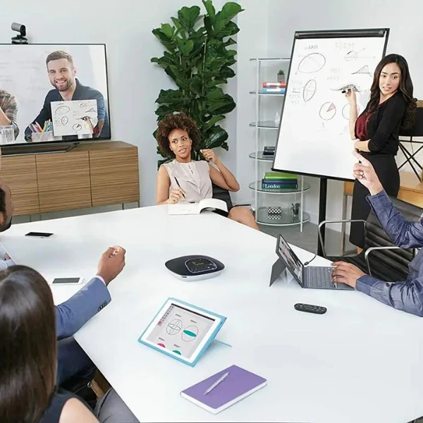 Sistema de Videoconferencia Logitech GROUP FHD 1080p, Micrófonos Omnidireccionales, Altavoz Integrado, USB 2.0, Control Remoto, Color Negro - Image 8