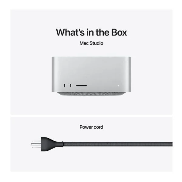 Mac Studio - Apple M4 Max 16-Core CPU - 128GB RAM - 2TB SSD - 40-Core GPU - macOS - Silver - Z1CD00182 - Image 7