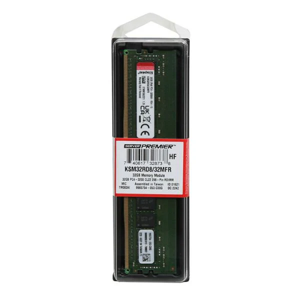 Memoria RAM Kingston 32GB DDR4 3200MHz PC4-25600 CL22 Single Channel ECC Registered – Para Servidor - Image 2