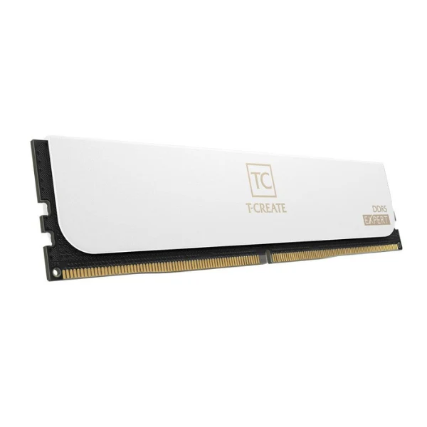 Memoria RAM TeamGroup T-Create EXPERT 32GB (2x16GB) DDR5 6400MHz PC5-51200 CL32 Dual Channel – Para PC (White) - Image 2