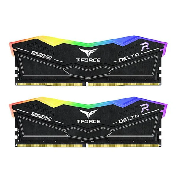 Memoria RAM TeamGroup T-FORCE DELTA RGB 64GB (2x32GB) DDR5 6400MHz PC5-51200 CL34 Dual Channel – Para PC