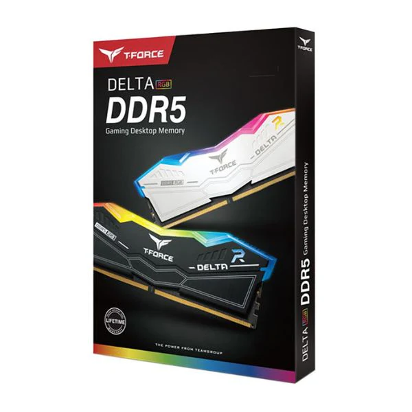 Memoria RAM TeamGroup T-FORCE DELTA RGB 64GB (2x32GB) DDR5 6400MHz PC5-51200 CL34 Dual Channel – Para PC - Image 3