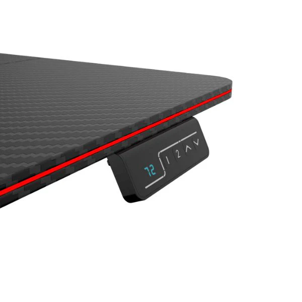 Mesa Gaming Jemip Dragon Fire - Control de Altura Electrónico - 120x60x73CM - Incluye Mouse Pad, Porta Taza y Audífonos - JP-KW-T15RGB - Image 2