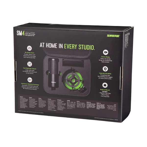 Micrófono condensador XLR Shure SM4 – Negro - Image 3