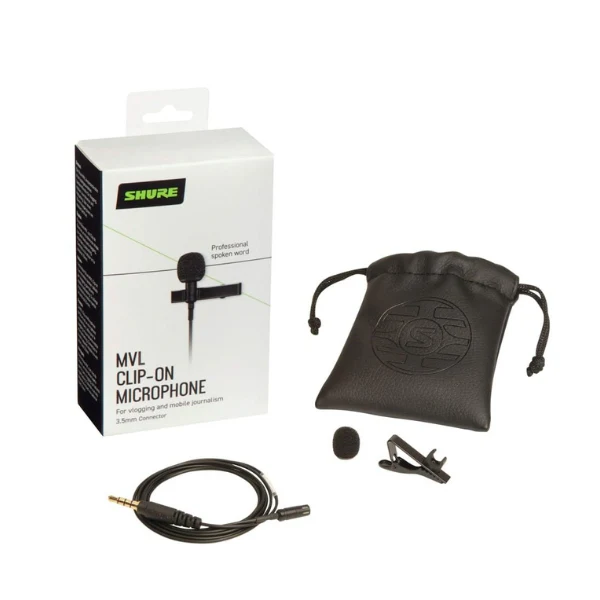Micrófono lavalier Shure MVL – Negro - Image 4