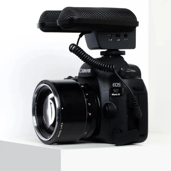 Micrófono Sennheiser MKE 440 Compact Stereo Shotgun Microphone with 3.5mm Connector for Cameras - Black - Image 5