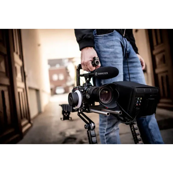 Micrófono Sennheiser MKE 600 Camcorder Shotgun Microphone with Carrying Case Shock Mount Foam Windscreen - Black - Image 11