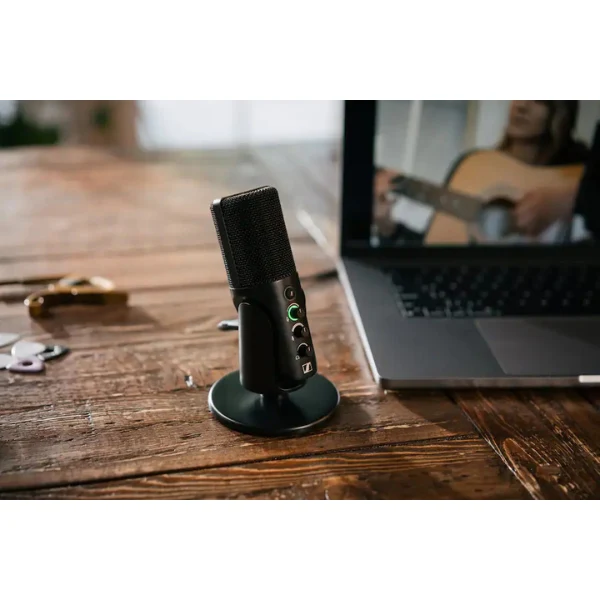 Micrófono Sennheiser Profile USB Condenser Microphone with Desktop Stand - Black - Image 9