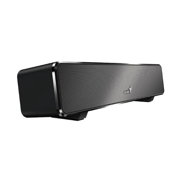 Mini Barra de Sonido Genius Soundbar100 Enchufe USB, Conector USB/3.5mm , 6W Color Negro - Image 2