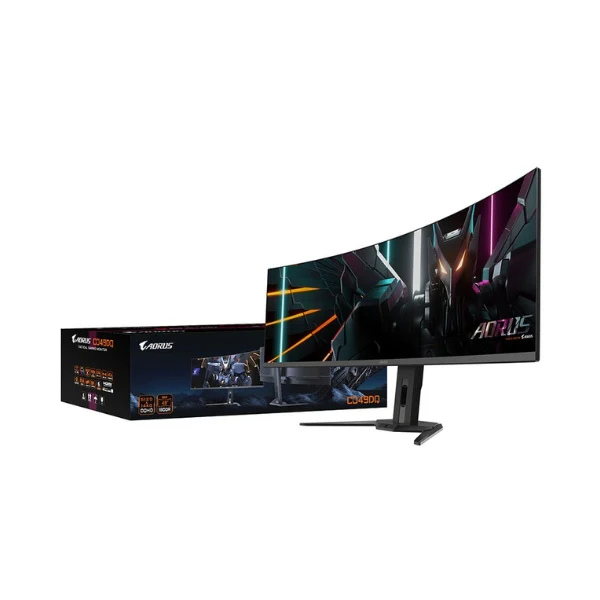 Monitor Gigabyte AORUS CO49DQ SA - 49" 5K WQHD - (5120 x 1440) QD-OLED - 144Hz - Image 4