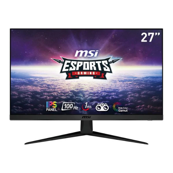 MONITOR MSI 27" G2712V ESPORTS GAMING 100HZ ,1920X1080