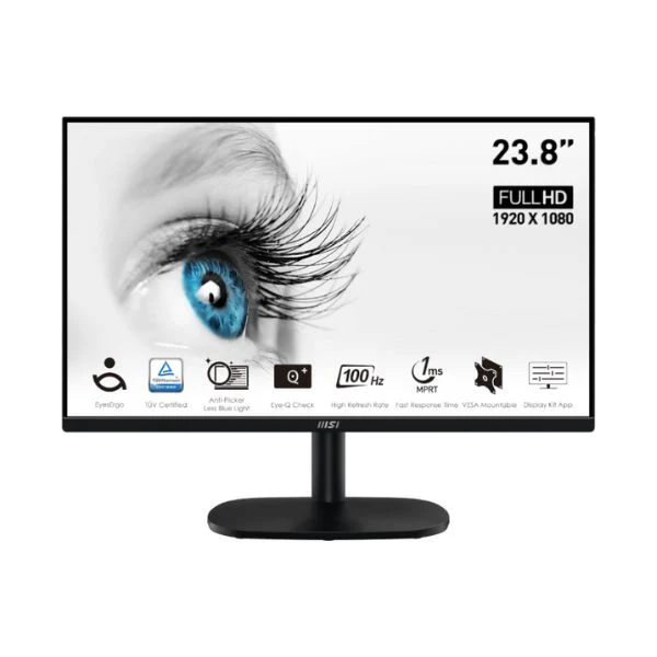 Monitor MSI PRO MP245V - 24" - (1920x1080) FHD - VA - 100Hz