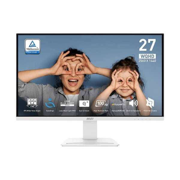 Monitor MSI PRO MP273QW E2 - 27" 2K QHD - (2560 x 1440) IPS - 100 Hz
