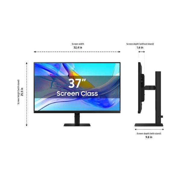 Monitor Samsung ViewFinity S8 (S80UD) - 37" 4K UHD - (3840 x 2160) VA - 60Hz - Image 3