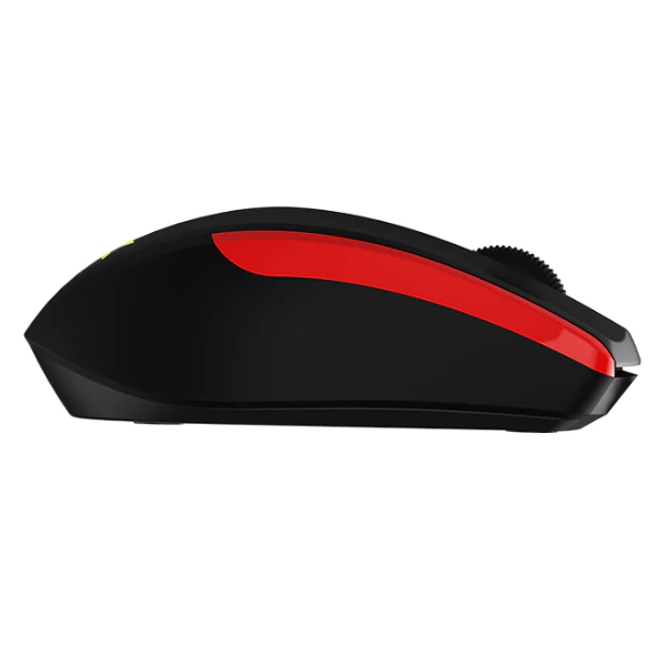 Mouse Delux M321GX Inalambrico 2.4GHZ Color negro-rojo - Image 2