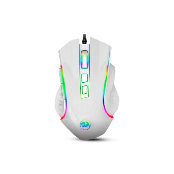 Mouse Gamer Redragon Griffin M607W Blanco RGB Chroma Sensor Optico Pixart PMW3212 Hasta 7200 DPI Botones programables - Image 3