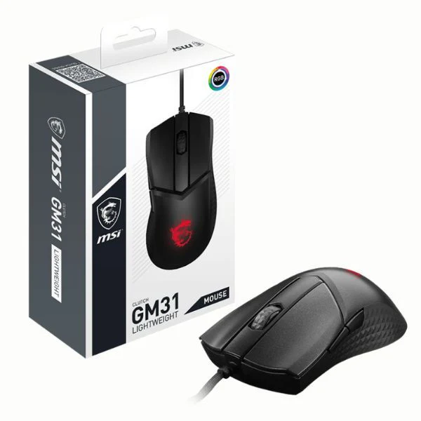 Mouse Gaming MSI CLUTCH GM08 - Óptico 4200 DPI - 6 Botones - LED Rojo - Image 5