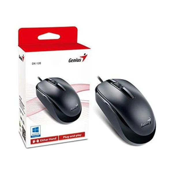 Mouse Genius DX-120 - Óptico 1000 DPI - 3 Botones - USB - Negro - Image 4