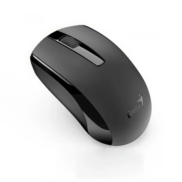 Mouse Genius ECO-8100 Inalámbrico Recargable 1200 DPI - Óptico - 3 Botones - Ecológico - Negro - 31030010410 - Image 2