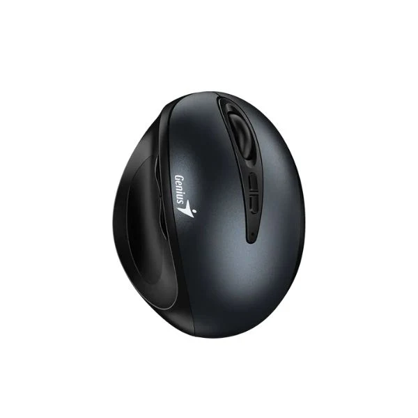 Mouse Genius Ergo 8300S Vertical - 1600DPI - 7 Botones - Inalámbrico - Gris Hierro