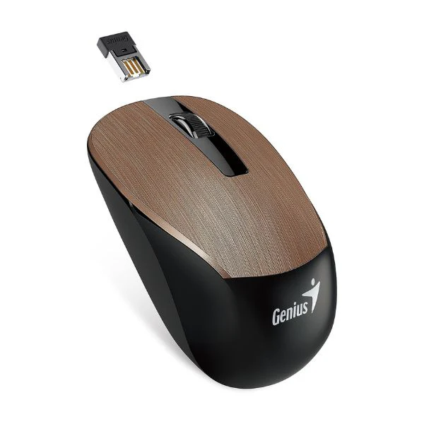 Mouse Genius NX-7015 Inalambrico 2.4GHZ Receptor USB, Tecnologia Blueeye, 3 Botones, Resolucion 1200 Color Rosy Brown - Image 2