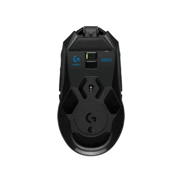 Mouse Logitech G903 gaming, 25600 dpi, 5 botones, bluetooth, sensor hero 2, 400ips, RGB, negro - Image 5