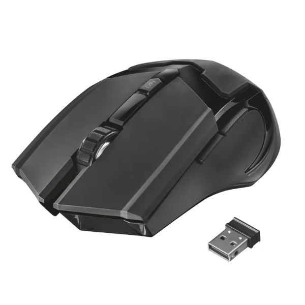 Mouse Trust GXT 103 GAV 6 Botones 2000 DPI Usb Inalambrico RGB Color Negro 23213 - Image 3