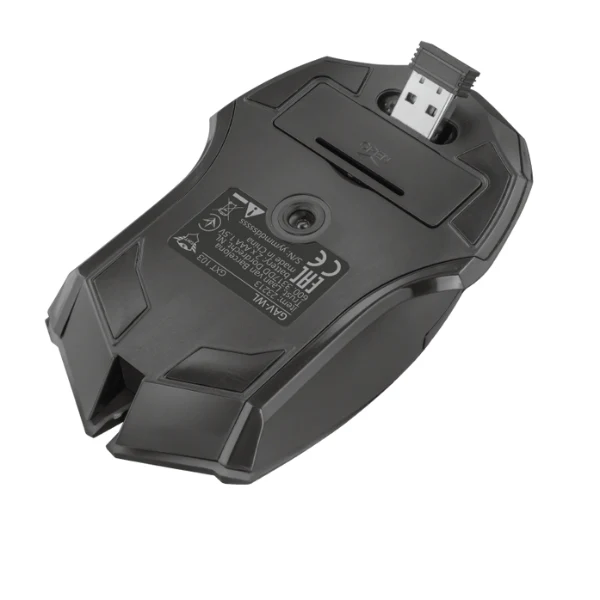 Mouse Trust GXT 103 GAV 6 Botones 2000 DPI Usb Inalambrico RGB Color Negro 23213 - Image 4