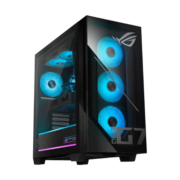 Pc Gaming ASUS ROG GM700 AMD Ryzen 7 8700F (5.0 GHz) - 32 GB DDR5 - 1 TB SSD - NVIDIA GeForce RTX 5060Ti 16 GB - 600 W - Win 11 Home - Black