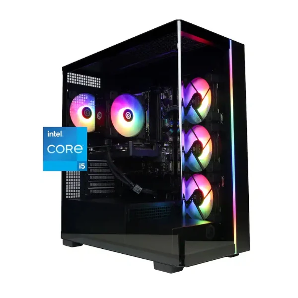 Pc Gaming CyberPowerPC Intel Core i5 14400F (4.7 GHz) - 16 GB DDR5 - 1 TB SSD - NVIDIA GeForce RTX 5060 8 GB - 600 W - Win 11 Home - Black