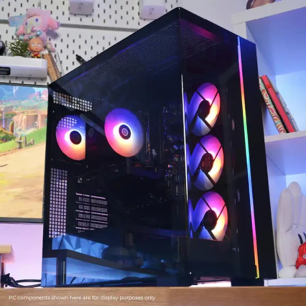 Pc Gaming CyberPowerPC Intel Core i5 14400F (4.7 GHz) - 16 GB DDR5 - 1 TB SSD - NVIDIA GeForce RTX 5060 8 GB - 600 W - Win 11 Home - Black - Image 7