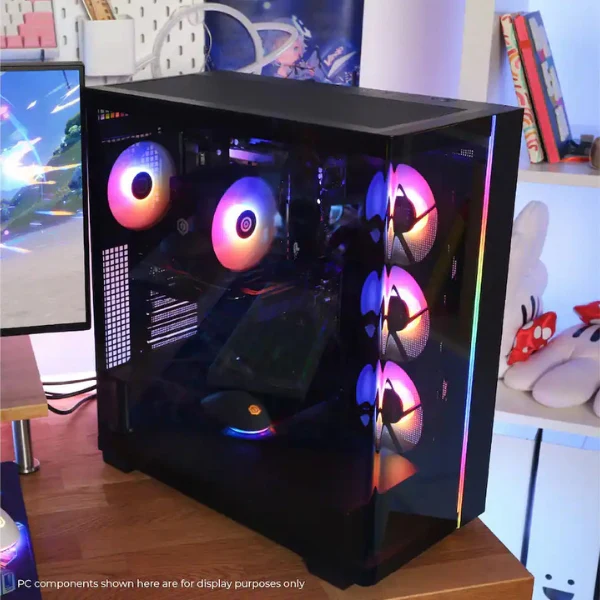 Pc Gaming CyberPowerPC Intel Core i5 14400F (4.7 GHz) - 16 GB DDR5 - 1 TB SSD - NVIDIA GeForce RTX 5060 8 GB - 600 W - Win 11 Home - Black - Image 8