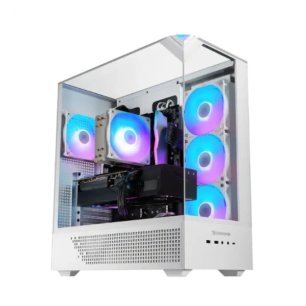 Pc Gaming iBUYPOWER Element AMD Ryzen 7 8700F (5 GHz) - 16 GB DDR5 RGB - 1 TB SSD - NVIDIA GeForce RTX 5060 8 GB - 600 W - Win 11 Home - White - Image 8
