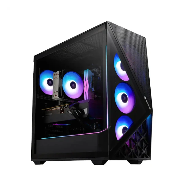 Pc Gaming iBUYPOWER Slate AMD Ryzen 7 9700X (5.5 GHz) - 32 GB DDR5 RGB - 1 TB SSD - AMD Radeon RX 9060 XT 8 GB - 600 W - Win 11 Home - Black - Image 5
