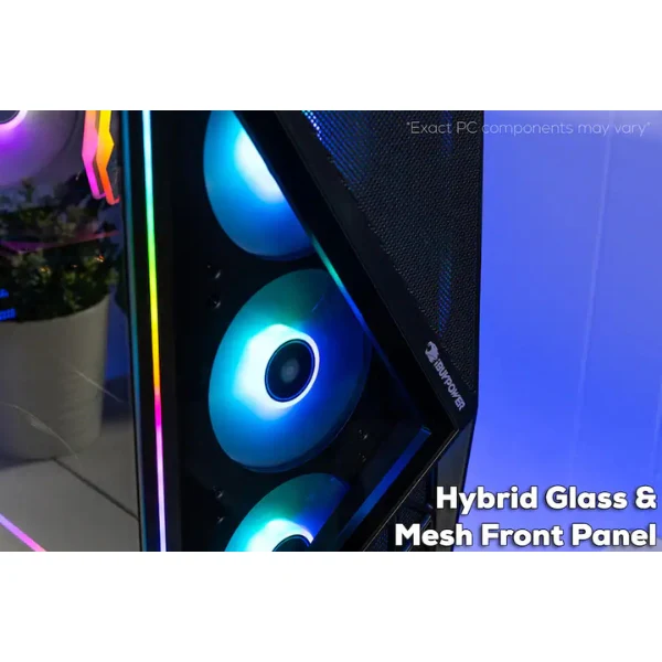 Pc Gaming iBUYPOWER Slate AMD Ryzen 7 9800X3D (5.2 GHz) - 32 GB DDR5 RGB - 2 TB NVMe SSD - AMD Radeon RX 9070 XT 16 GB - 750 W - Win 11 Home - Black - Image 8