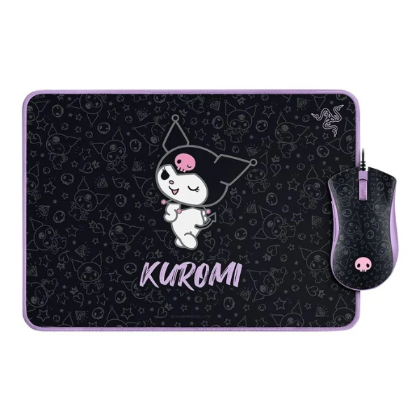 Mouse Gaming Razer DeathAdder Essential + Mousepad Goliathus - Edición Kuromi